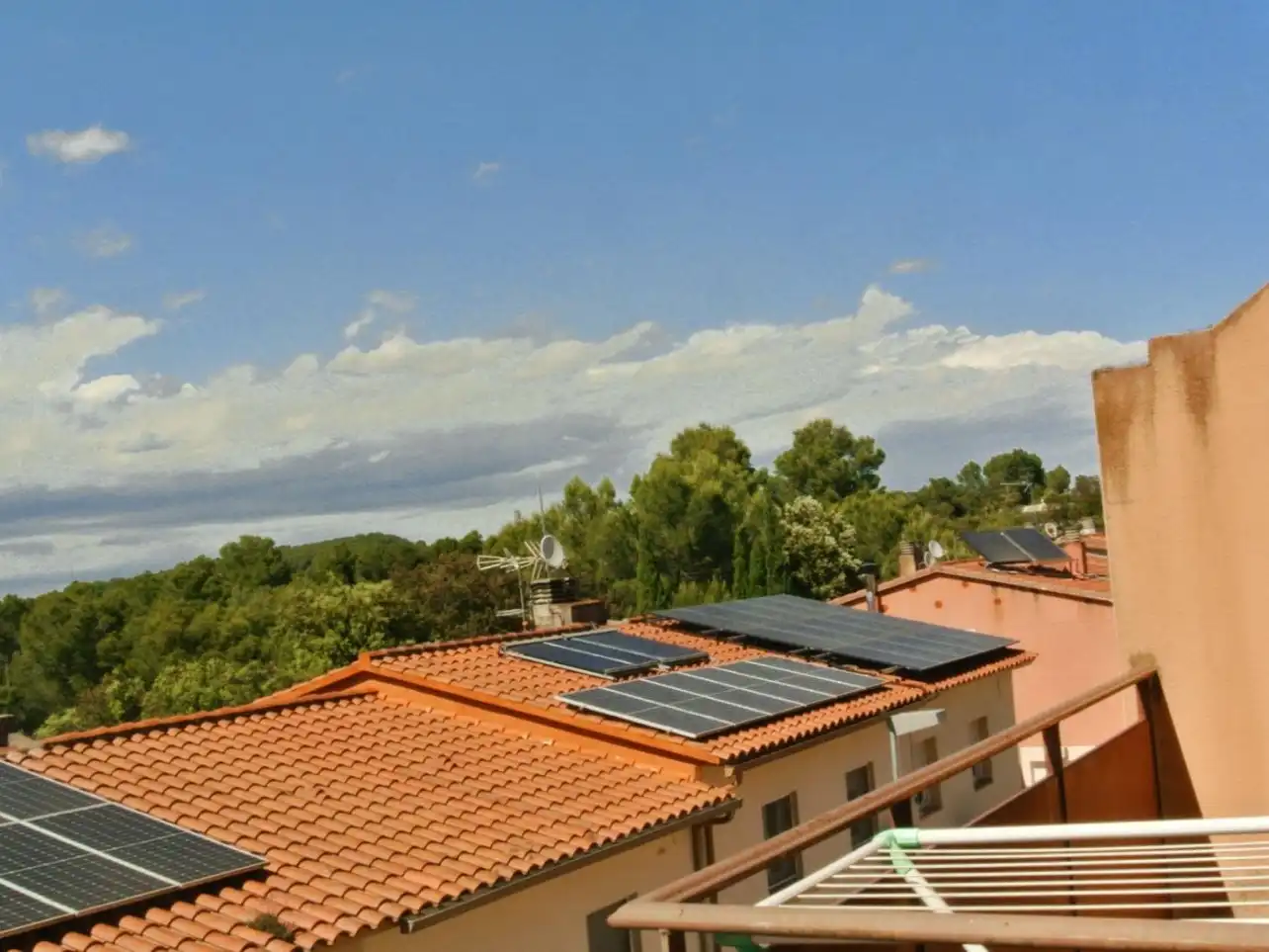 Terrasse von Einfamilien-Reihenhaus zum Verkauf in Girona Capital mit Terrasse und Balkon