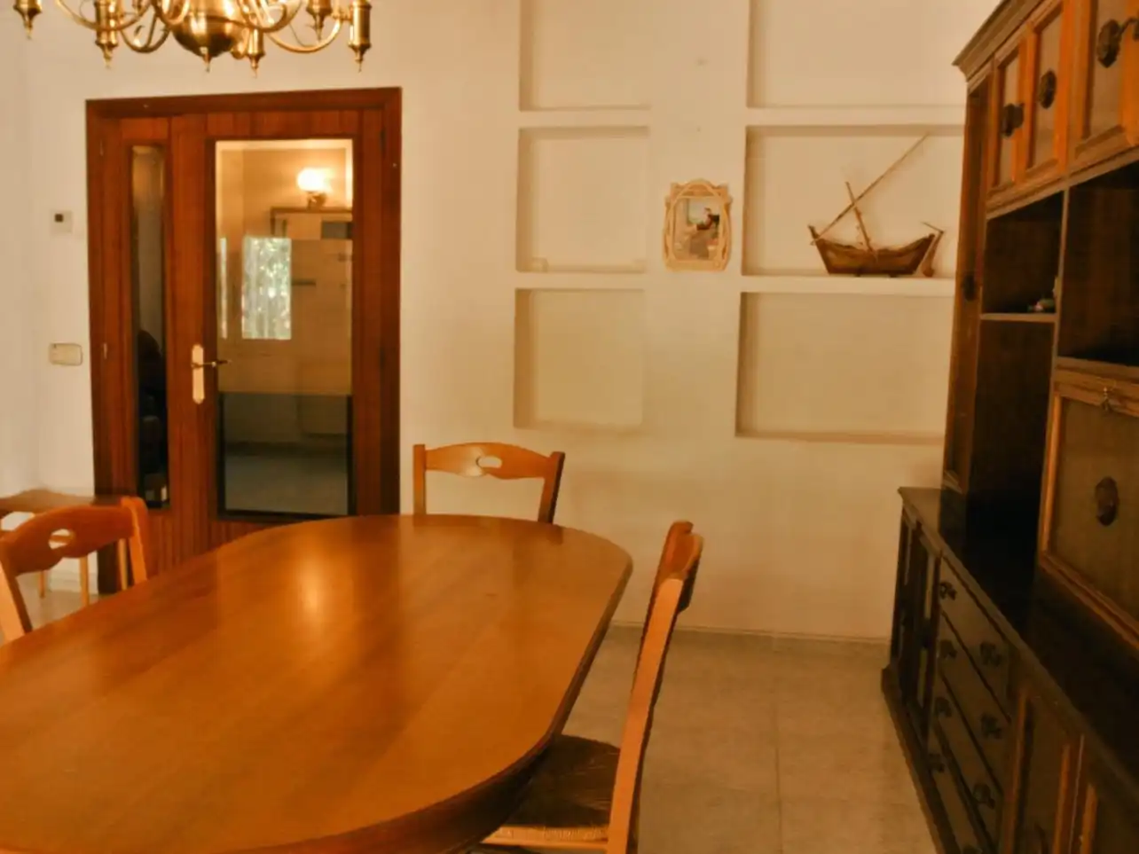 Esszimmer von Einfamilien-Reihenhaus zum Verkauf in Girona Capital mit Terrasse und Balkon