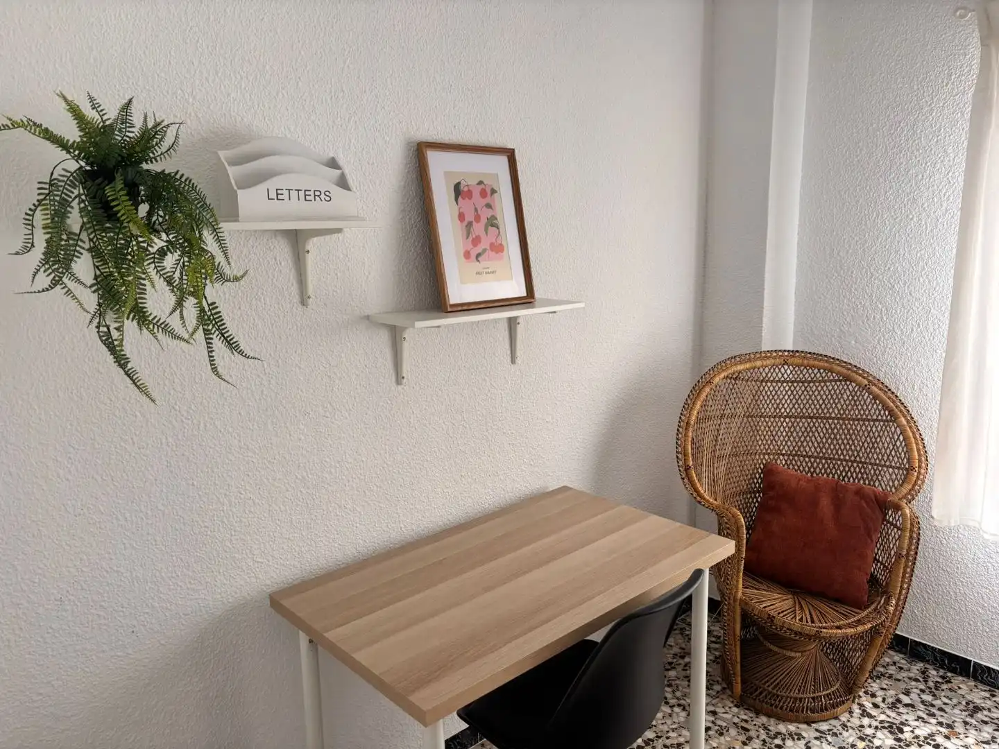 Terraza de Piso para compartir en Elche / Elx con Amueblado y Balcón
