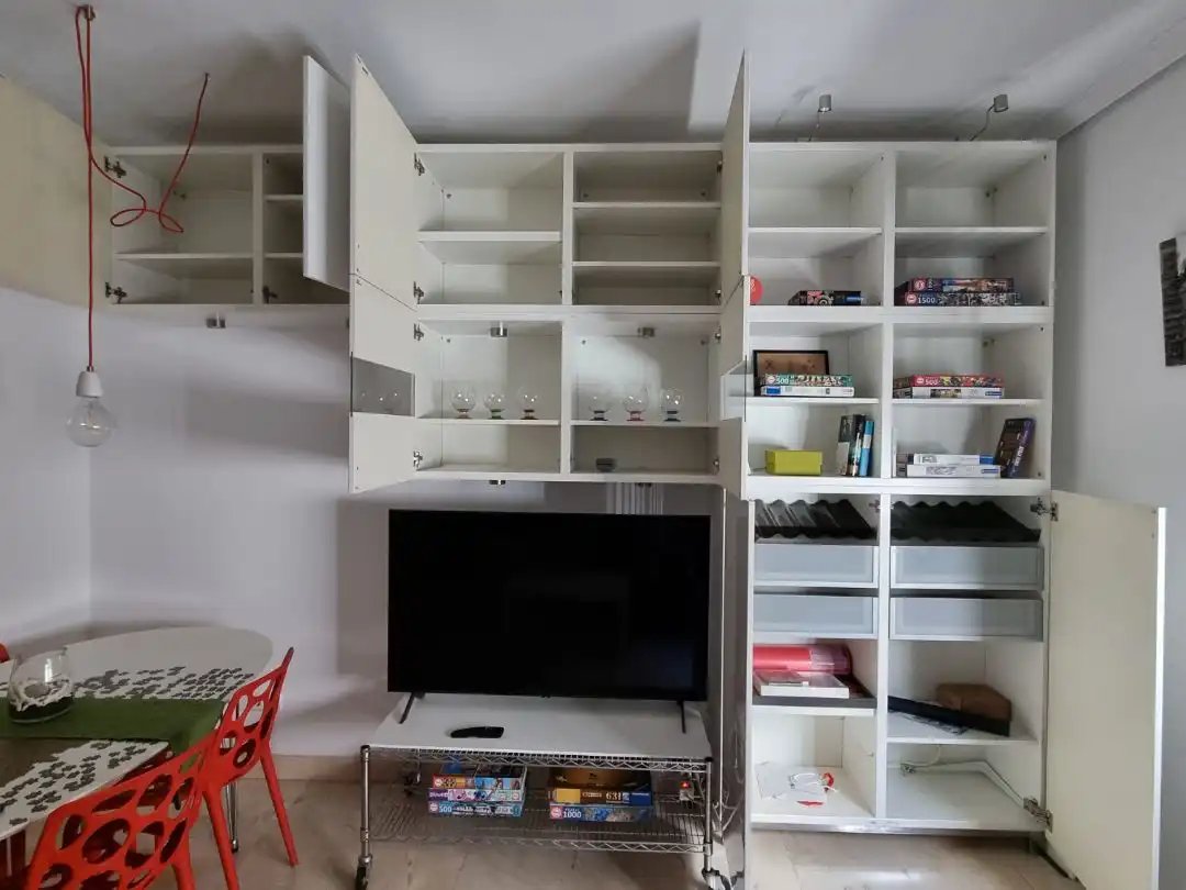 Piso de alquiler en Calle del Aligustre, 24, Valdeacederas Sala de estar de Piso de alquiler en Madrid con Aire acondicionado, Calefacción y Terraza