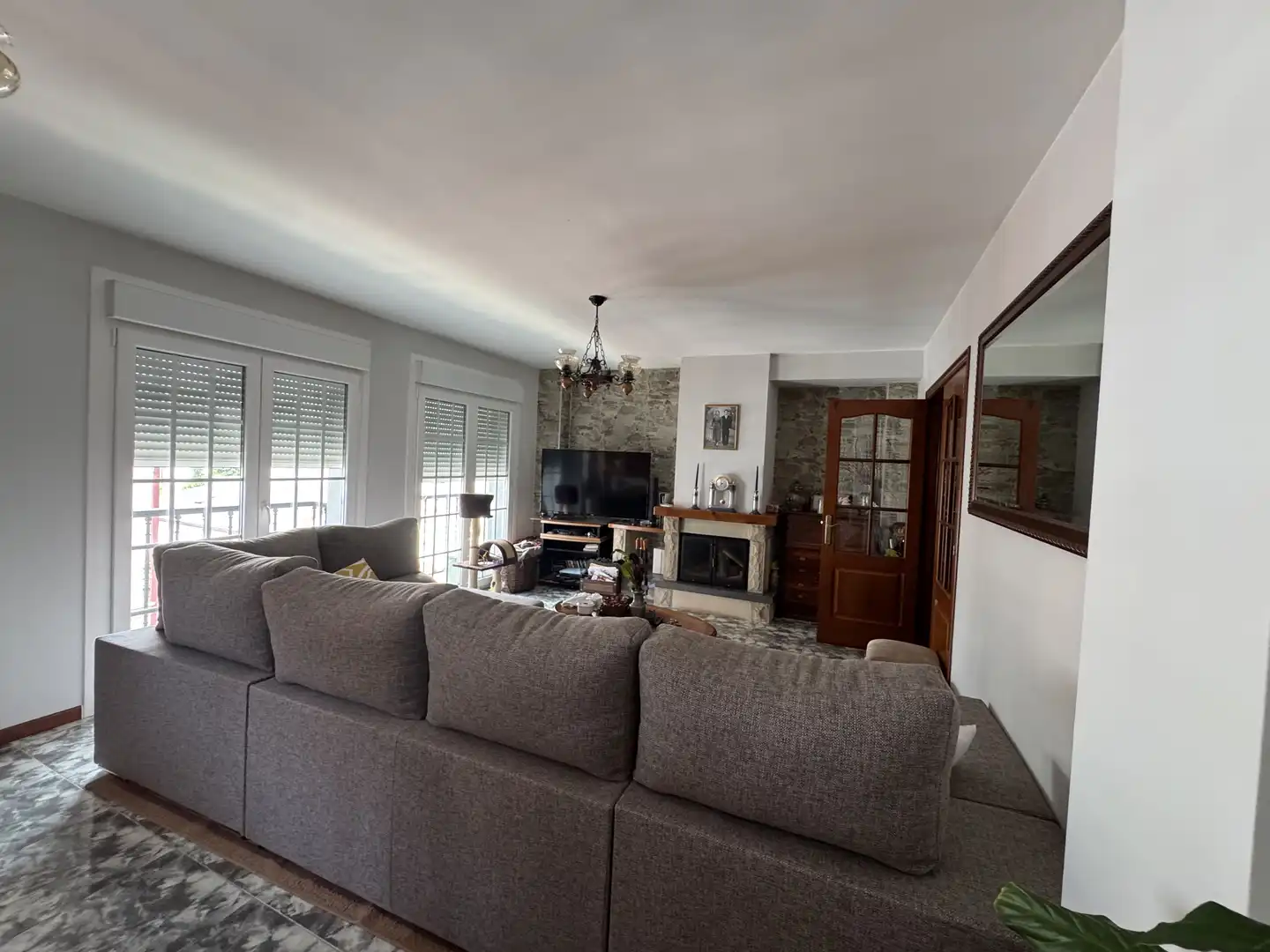Flat for sale in Avenida Vilaboa, 76, Portádego - Vilaboa Norte Living room of Flat for sale in Culleredo with Parquet flooring, Storage room and Furnished