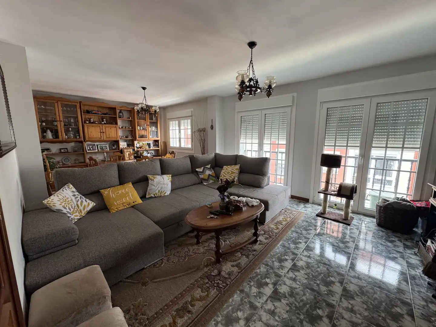 Flat for sale in Avenida Vilaboa, 76, Portádego - Vilaboa Norte Living room of Flat for sale in Culleredo with Parquet flooring, Storage room and Furnished