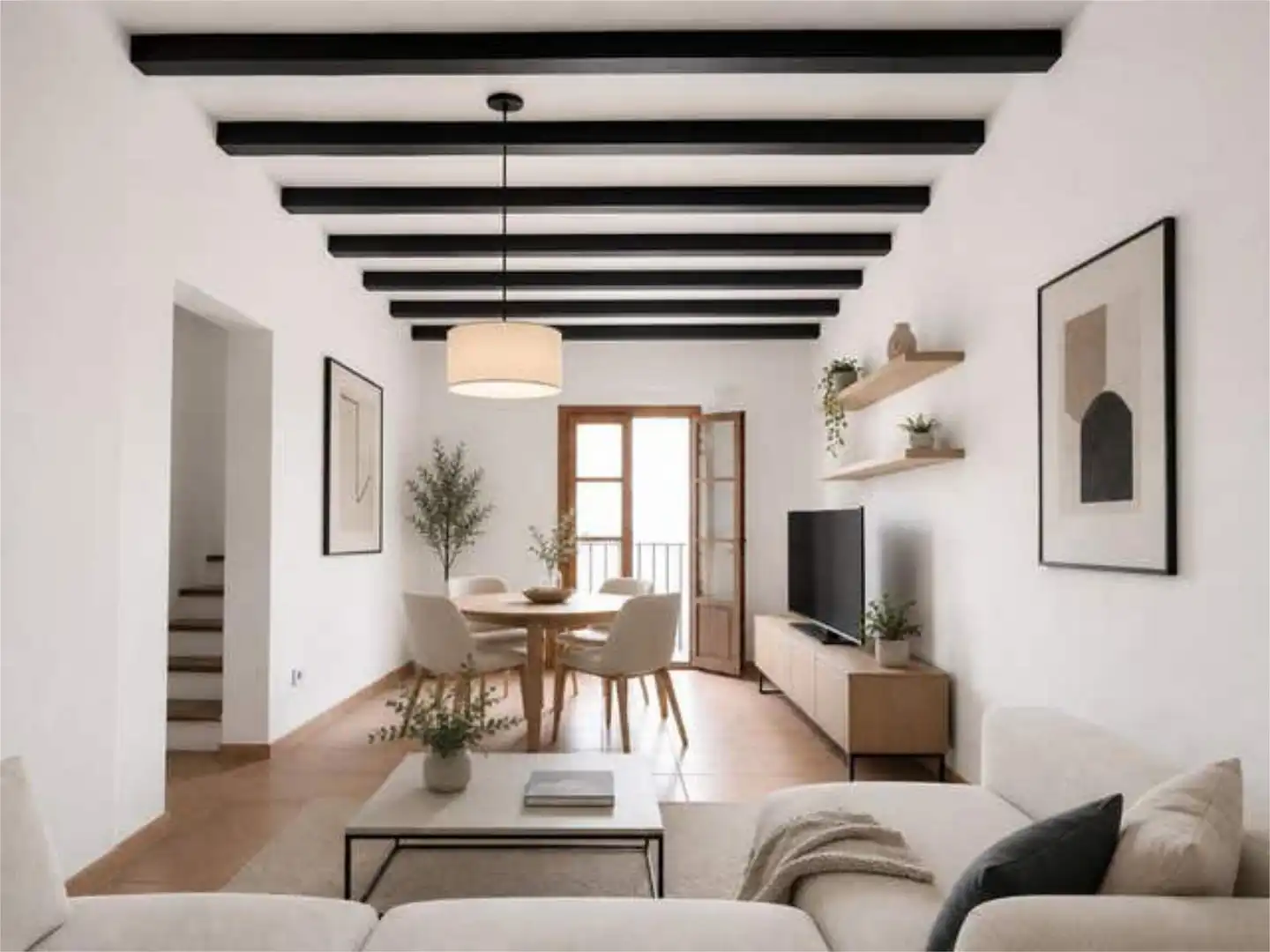Sala d'estar de Pis en venda en  Palma de Mallorca amb Terrassa