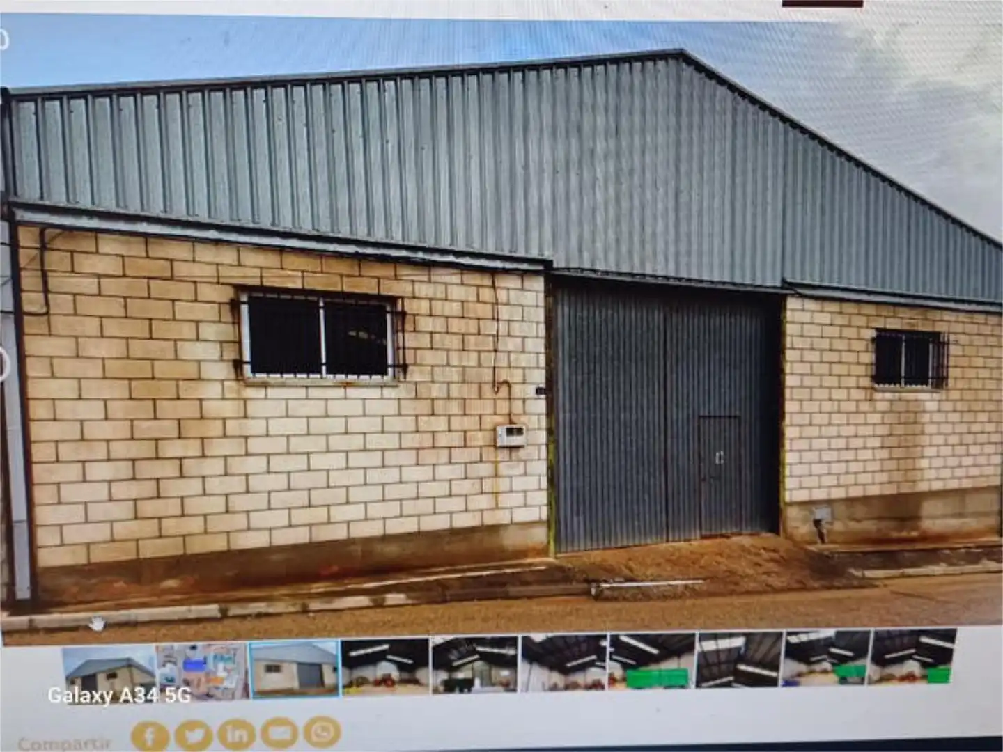 Exterior view of Industrial buildings for rent in Los Hinojosos  