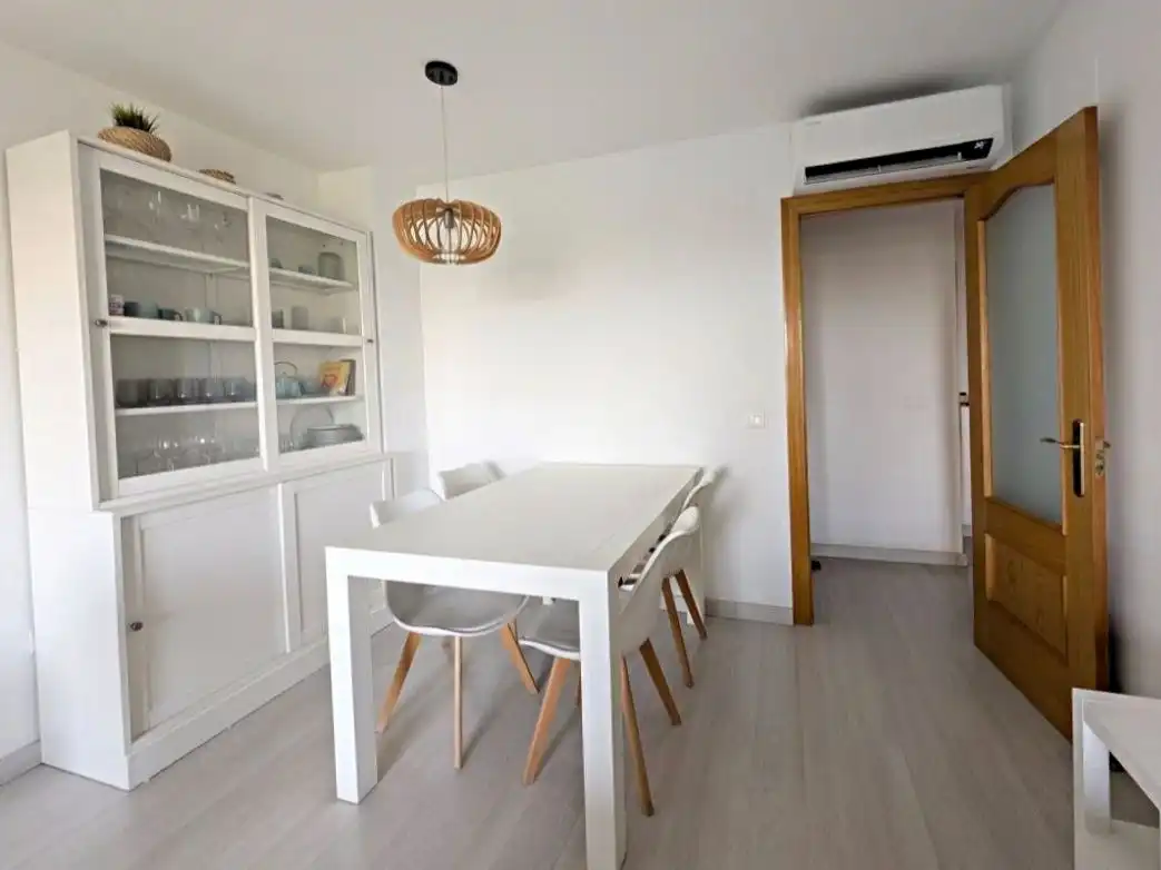 Dining room of Flat for sale in Málaga Capital  with Air Conditioner, Terrace and Swimming Pool