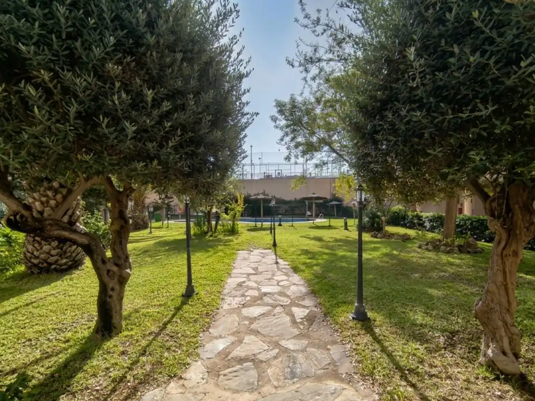 Garden of Flat for sale in Málaga Capital  with Air Conditioner, Terrace and Swimming Pool