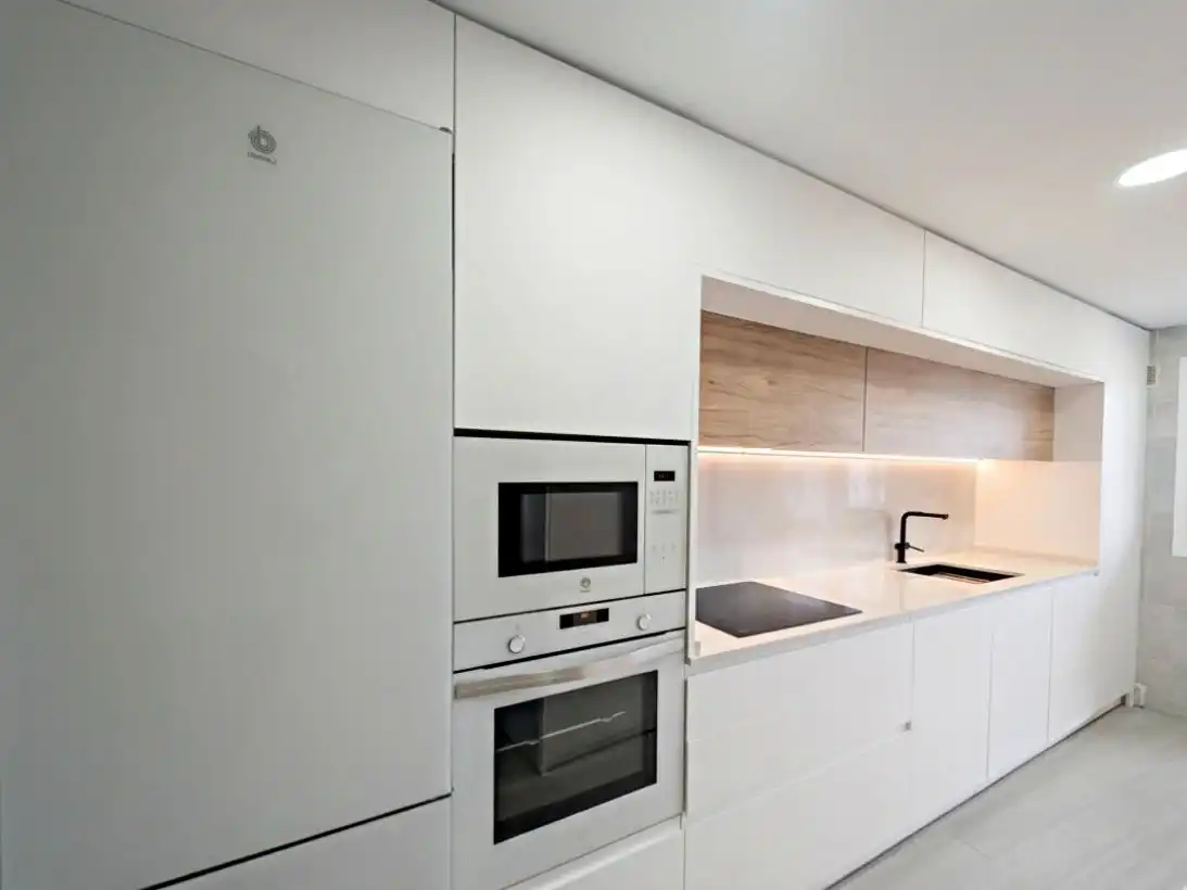 Kitchen of Flat for sale in Málaga Capital  with Air Conditioner, Terrace and Swimming Pool