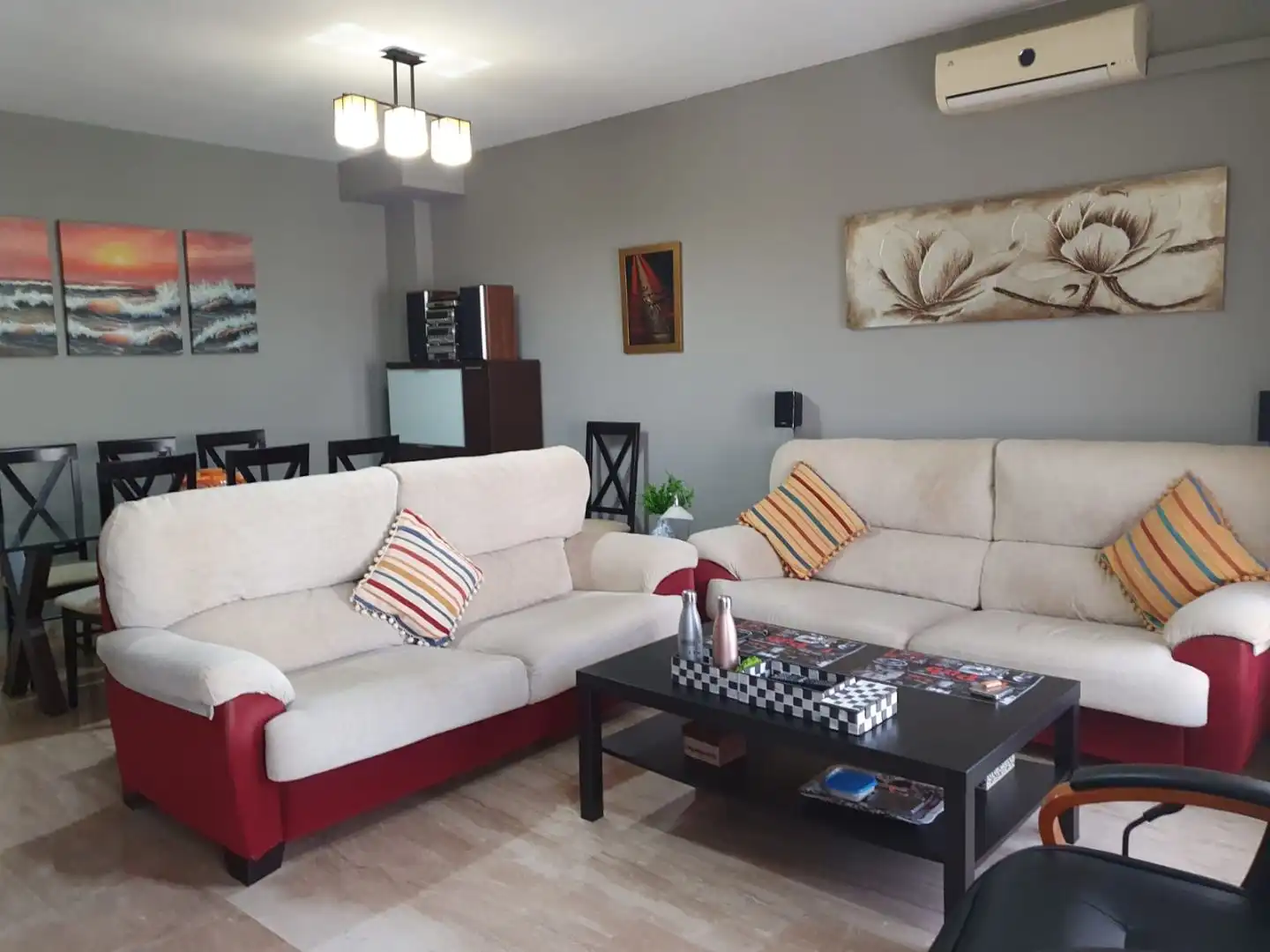 Flat for sale in Calle Vicente Aleixandre, 36, Centro Living room of Flat for sale in Bormujos with Air Conditioner, Heating and Terrace
