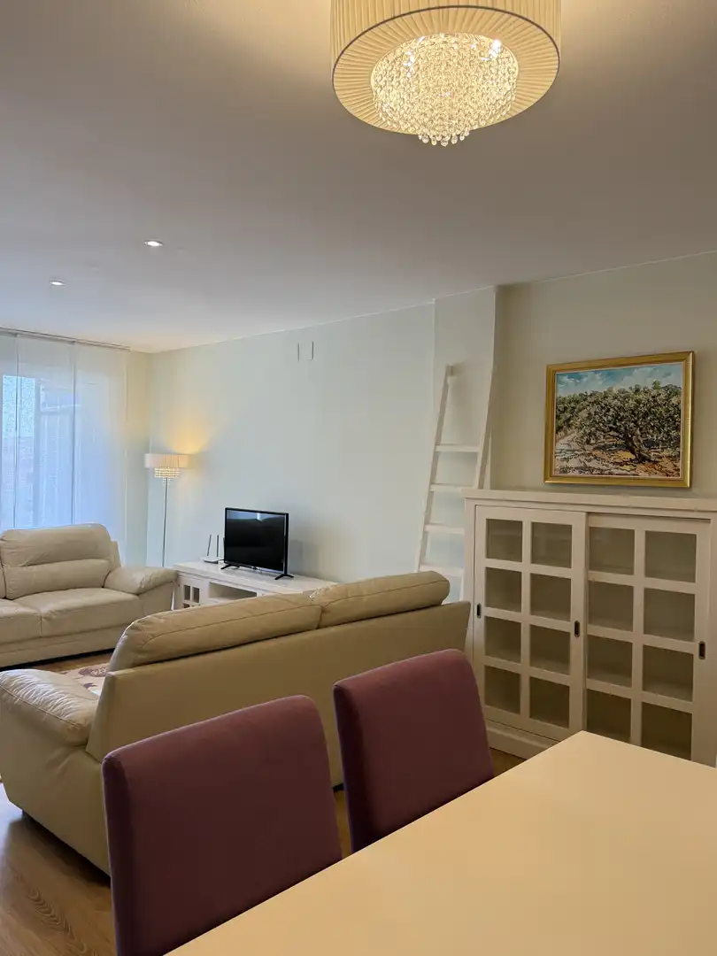 Flat for rent in Carrer Sant Joan Baptista de La Salle, 16, Centre Living room of Flat for rent in Tortosa with Air Conditioner, Heating and Parquet flooring