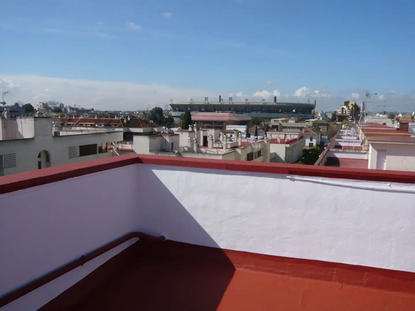 Terrace of Flat for rent in Sevilla  with Air Conditioner, Heating and Parquet flooring