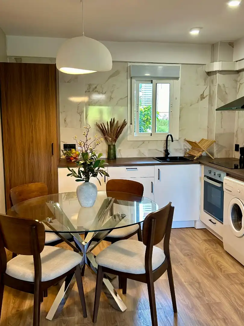 Piso de alquiler en Calle de Colon, 2, San Martín de Valdeiglesias Cocina de Piso de alquiler en San Martín de Valdeiglesias con Calefacción, Jardín privado y Parquet