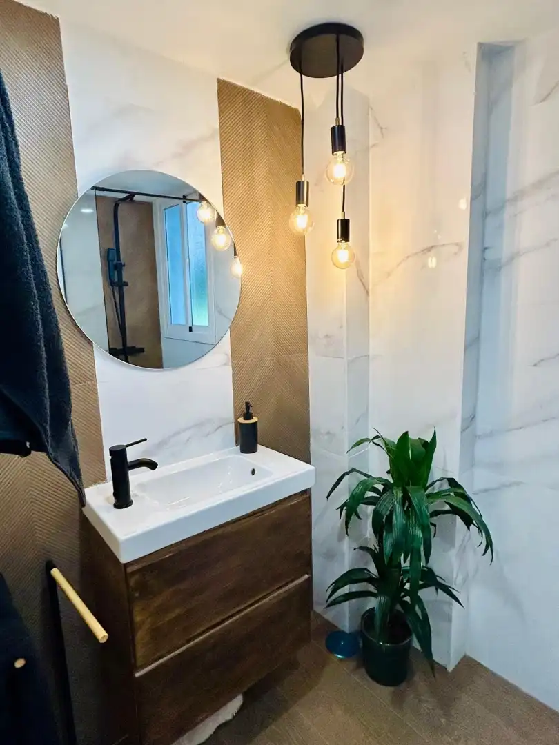 Piso de alquiler en Calle de Colon, 2, San Martín de Valdeiglesias Baño de Piso de alquiler en San Martín de Valdeiglesias con Calefacción, Jardín privado y Parquet