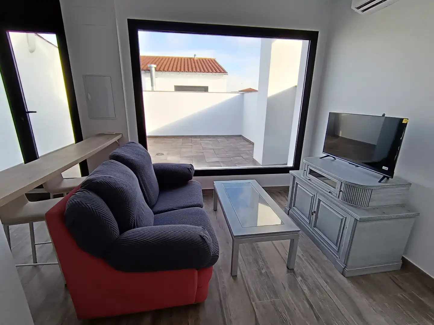 Wohnzimmer von Wohnung zur Miete in Pozoblanco mit Klimaanlage, Heizung und Terrasse