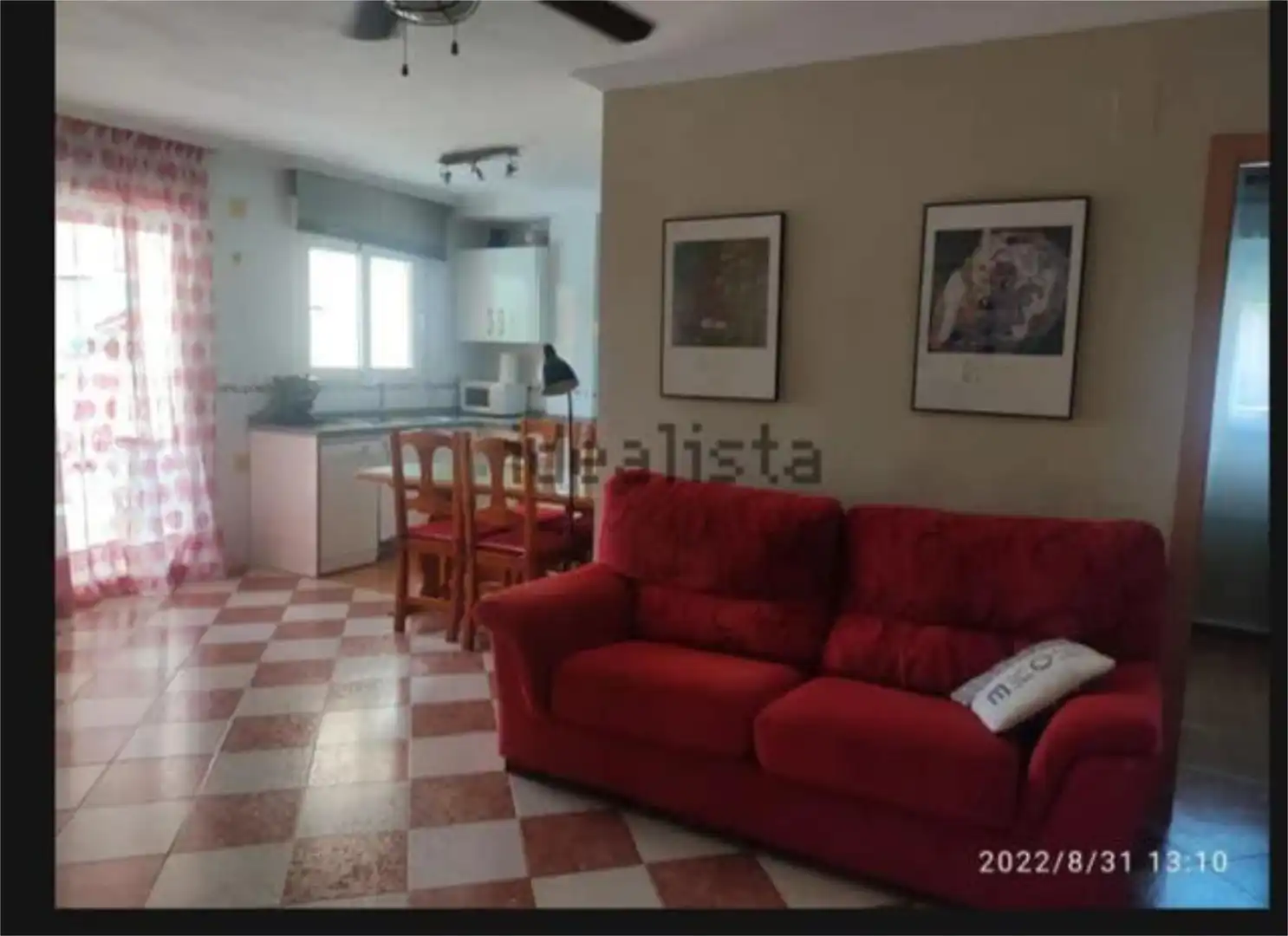 Wohnzimmer von Wohnungen zur Miete in Salobreña mit Privatgarten, Terrasse und Schwimmbad