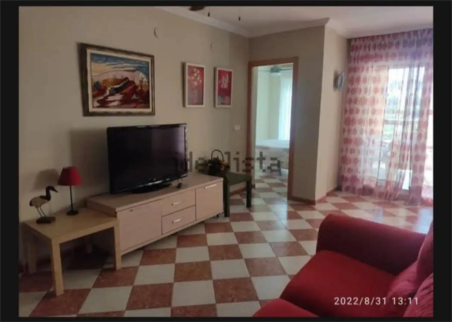 Wohnzimmer von Wohnungen zur Miete in Salobreña mit Privatgarten, Terrasse und Schwimmbad