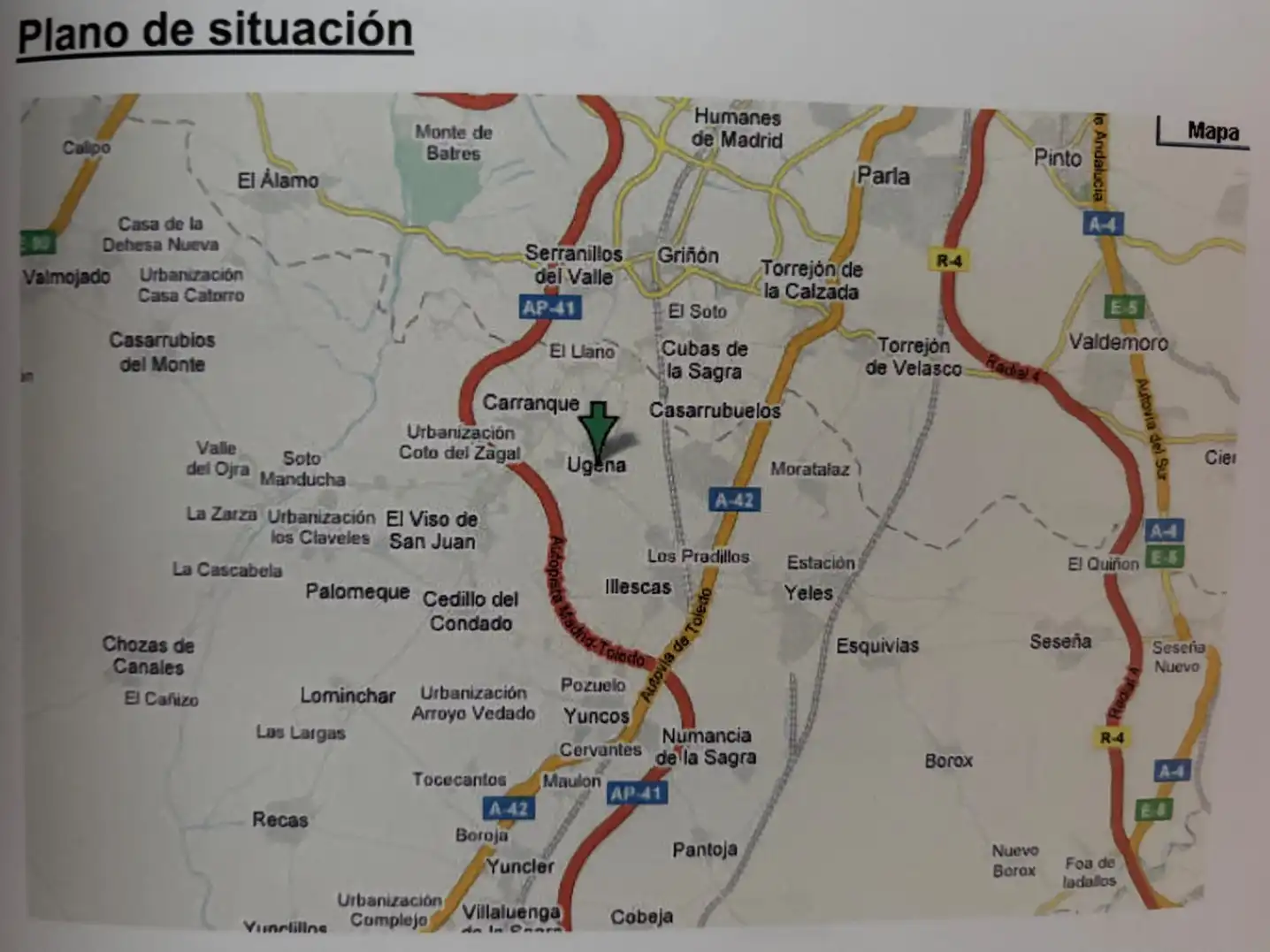 Vista exterior de Piso en venta en Ugena con Calefacción, Terraza y Parking comunitario