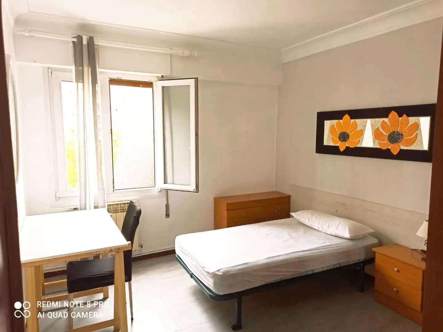 Bedroom of Flat for rent in Vitoria - Gasteiz  with Heating, Parquet flooring and Furnished