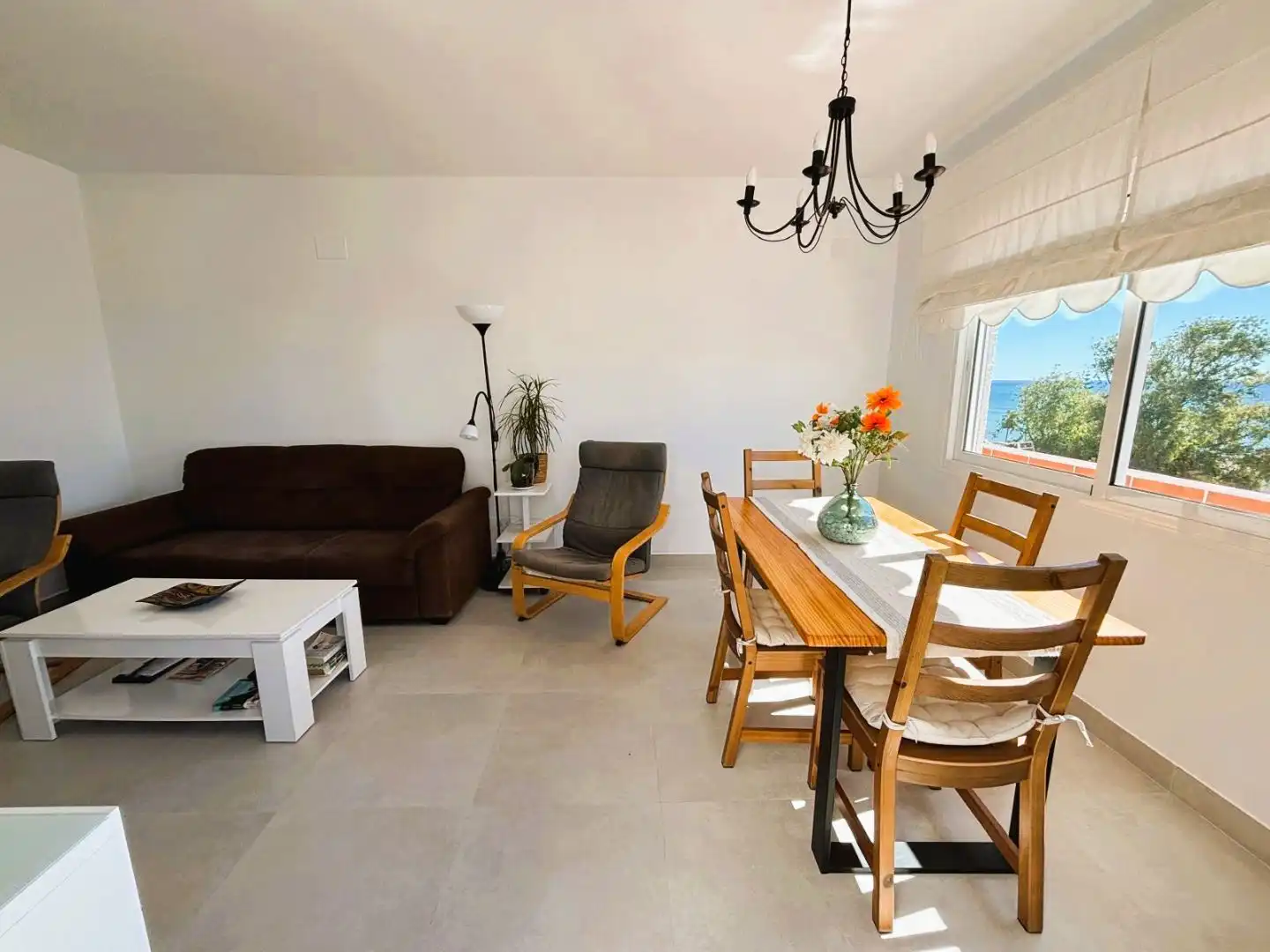 Dining room of Flat for sale in Mijas  with Terrace, Swimming Pool and Balcony