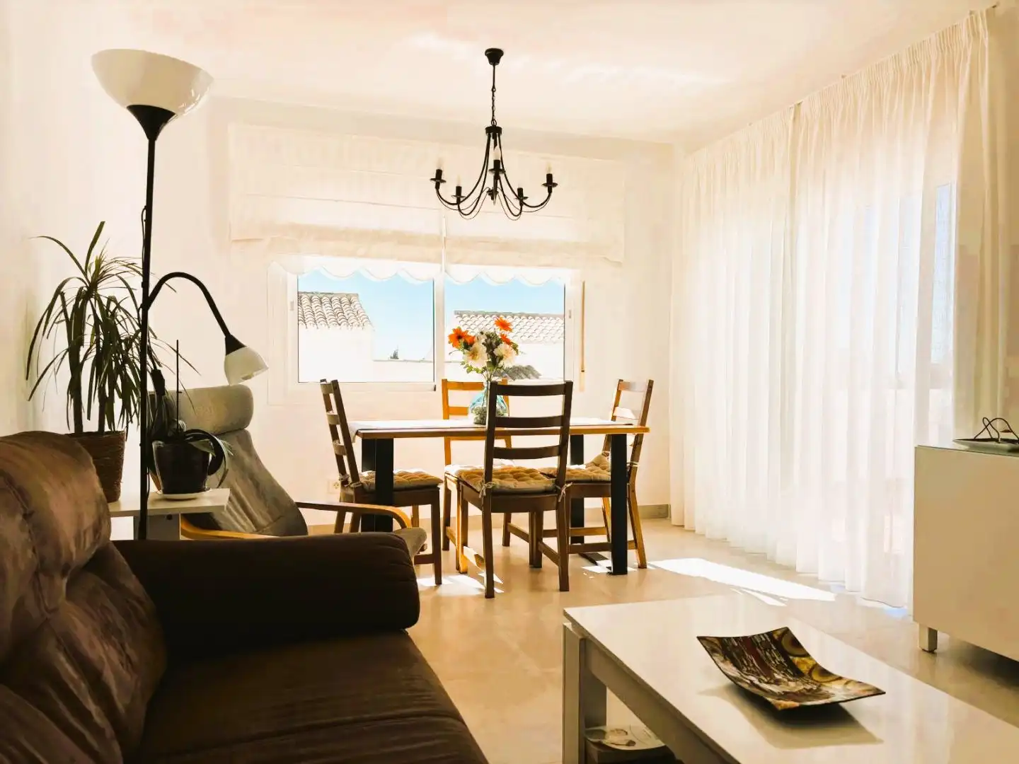 Dining room of Flat for sale in Mijas  with Terrace, Swimming Pool and Balcony