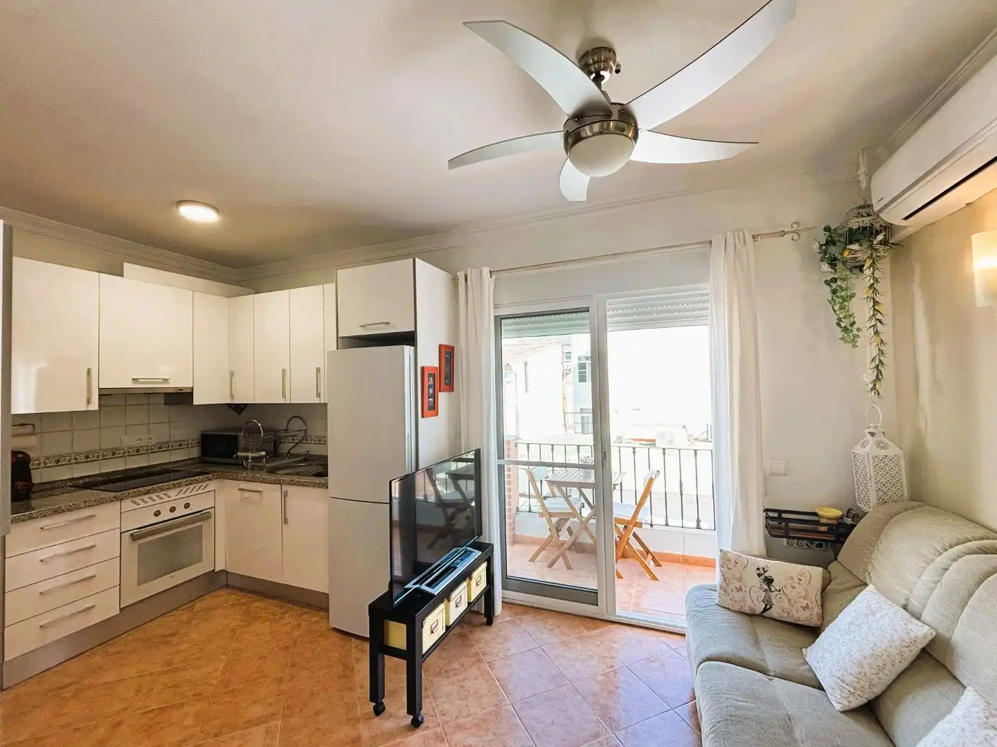 Küche von Wohnung zum Verkauf in Mijas mit Klimaanlage, Heizung und Möbliert