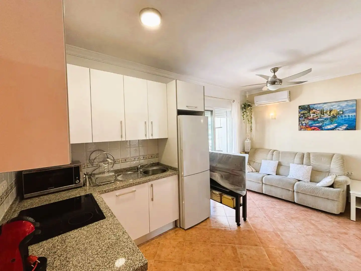 Küche von Wohnung zum Verkauf in Mijas mit Klimaanlage, Heizung und Möbliert