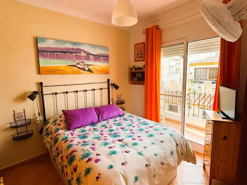 Schlafzimmer von Wohnung zum Verkauf in Mijas mit Klimaanlage, Heizung und Möbliert