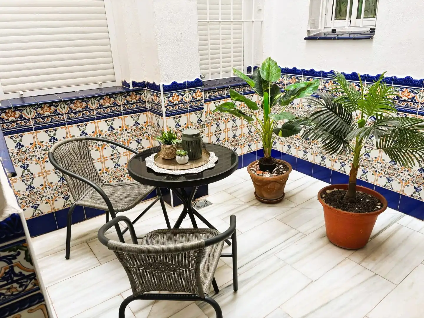 Terrasse von Wohnung zum Verkauf in Mijas mit Klimaanlage, Heizung und Möbliert
