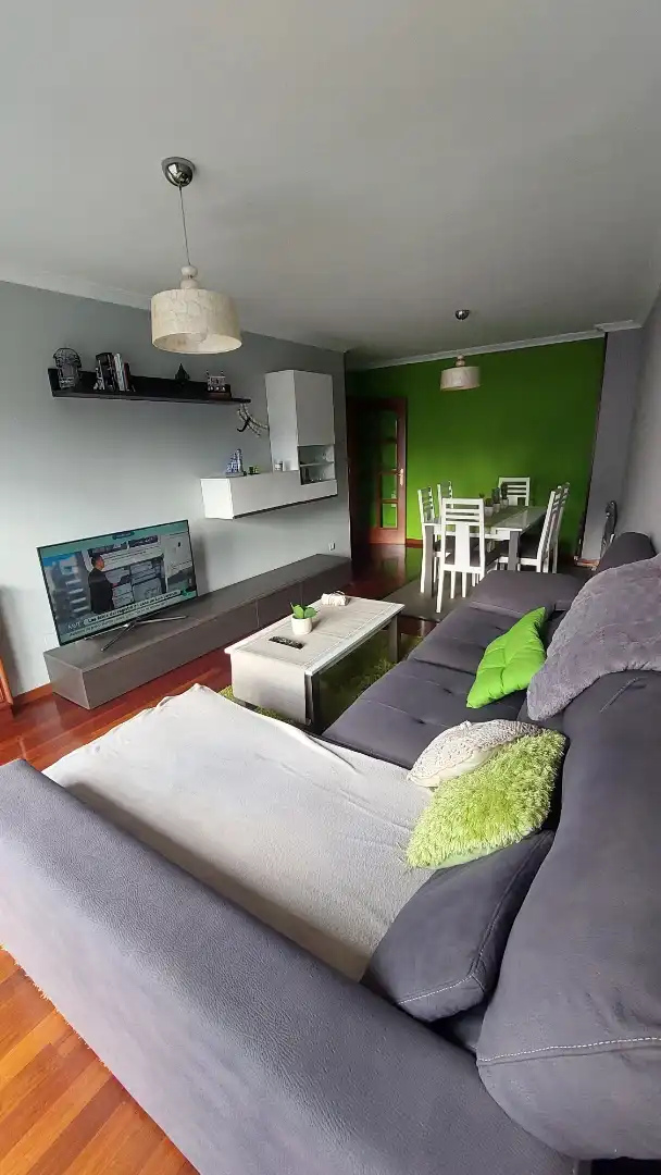 Piso de alquiler en Camiño Das Abilleiras, 2, Zona Fernández Ladreda Sala de estar de Piso de alquiler en Pontevedra Capital con Balcón