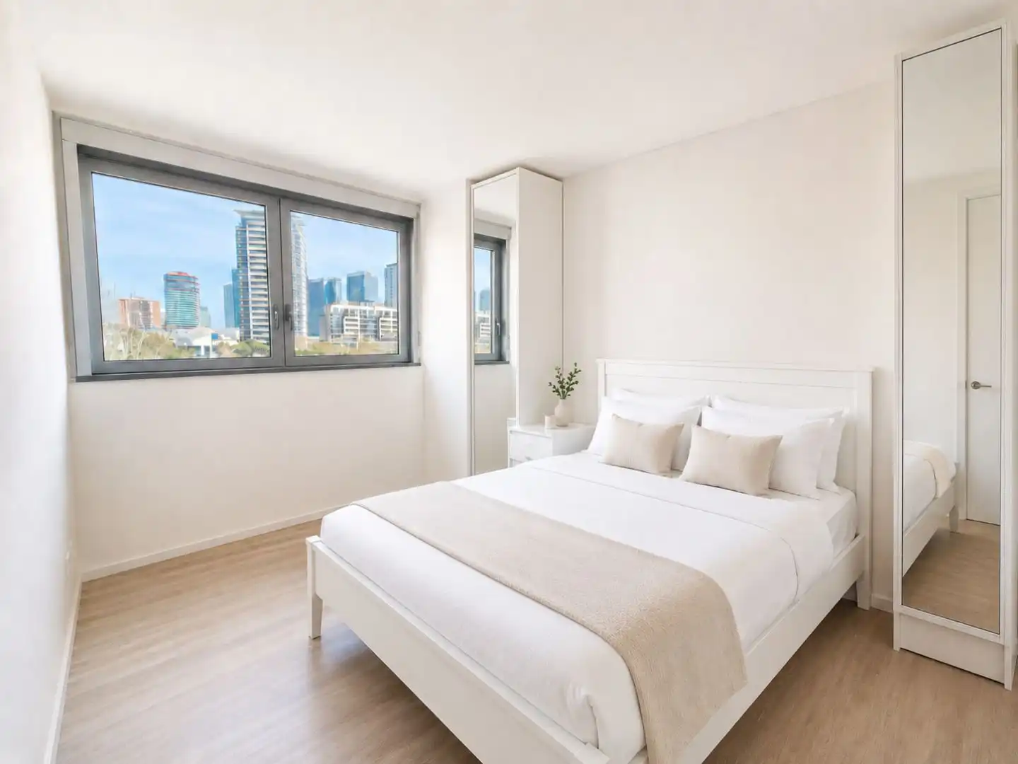 Bedroom of Flat for sale in  Barcelona Capital  with Air Conditioner, Terrace and Swimming Pool