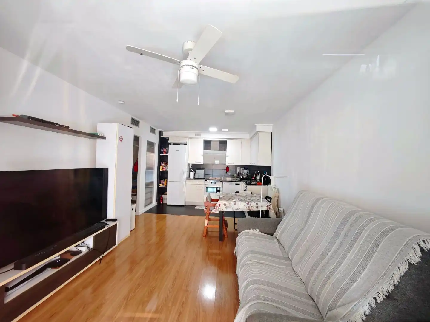 Sala de estar de Piso en venta en Cuarte de Huerva con Aire acondicionado, Calefacción y Terraza