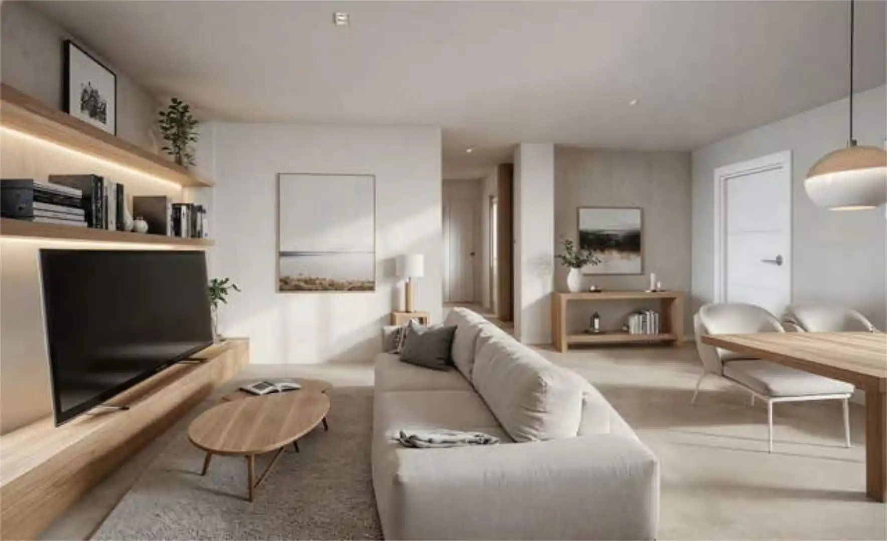 Sala de estar de Piso en venta en Burjassot con Calefacción, Jardín privado y Terraza