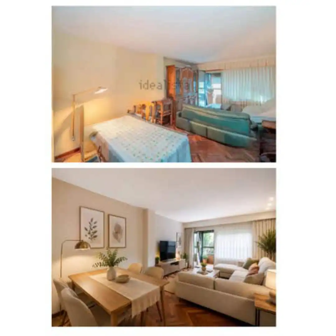 Flat for sale in Primera Fase - Nuevo Tres Cantos Living room of Flat for sale in Tres Cantos with Heating, Private garden and Terrace