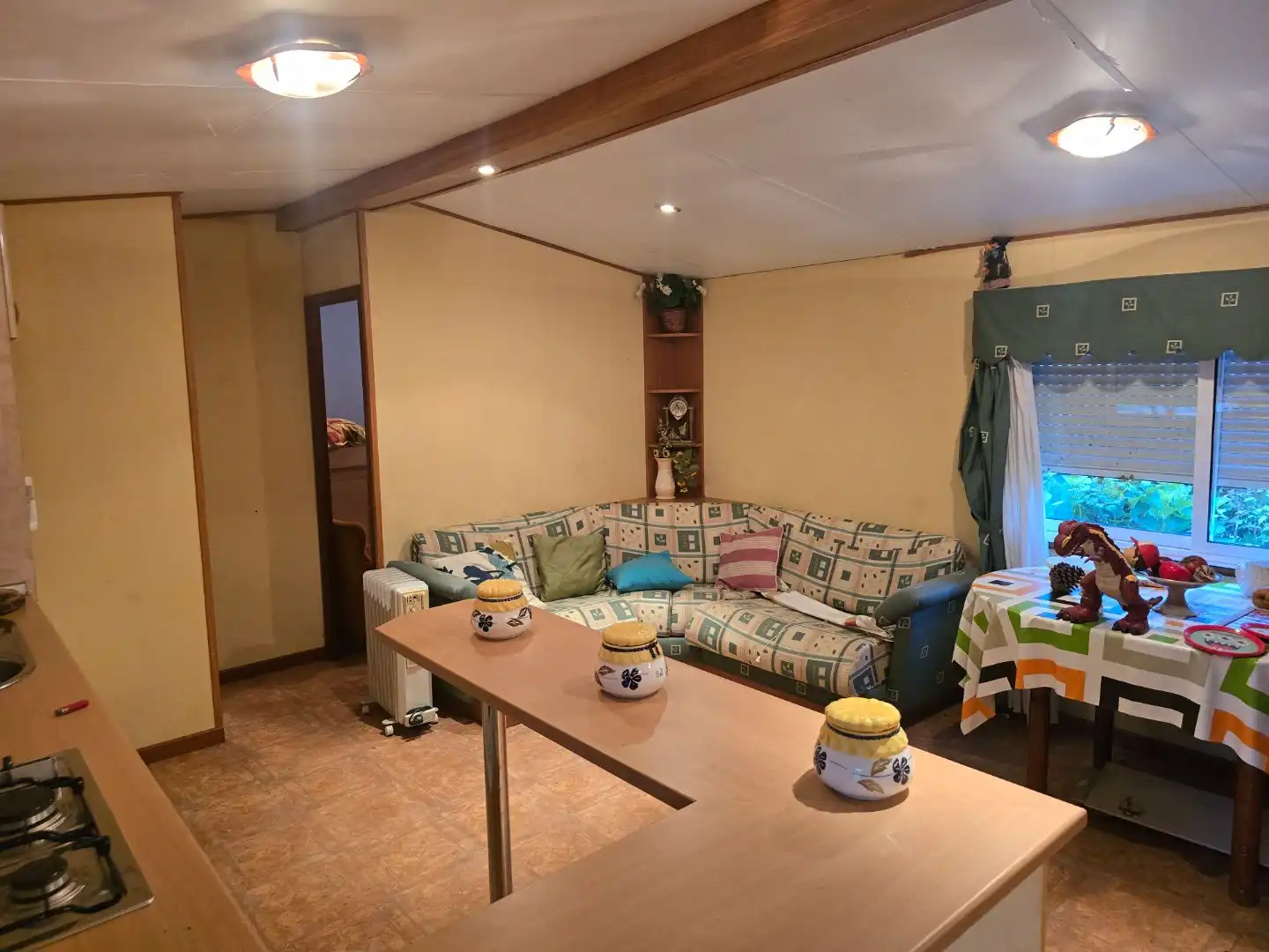 Sala de estar de Casa adosada en venta en A Coruña Capital  con Amueblado