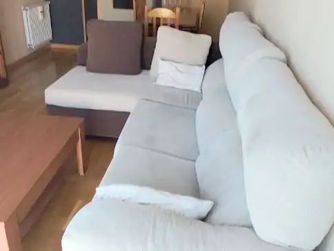 Sala d'estar de Pis de lloguer en Madrid amb Calefacció, Jardí privat i Parquet