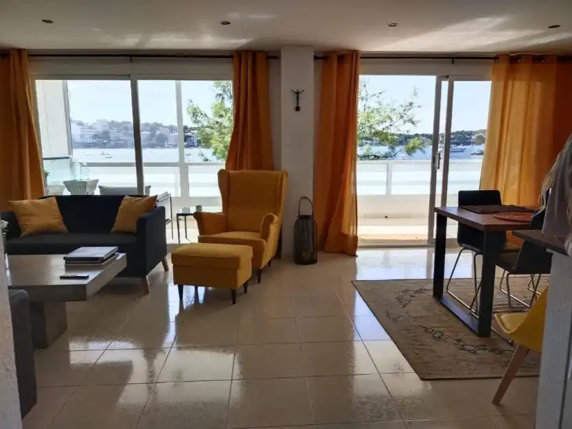 Living room of Flat for rent in Calvià  with Air Conditioner, Heating and Terrace