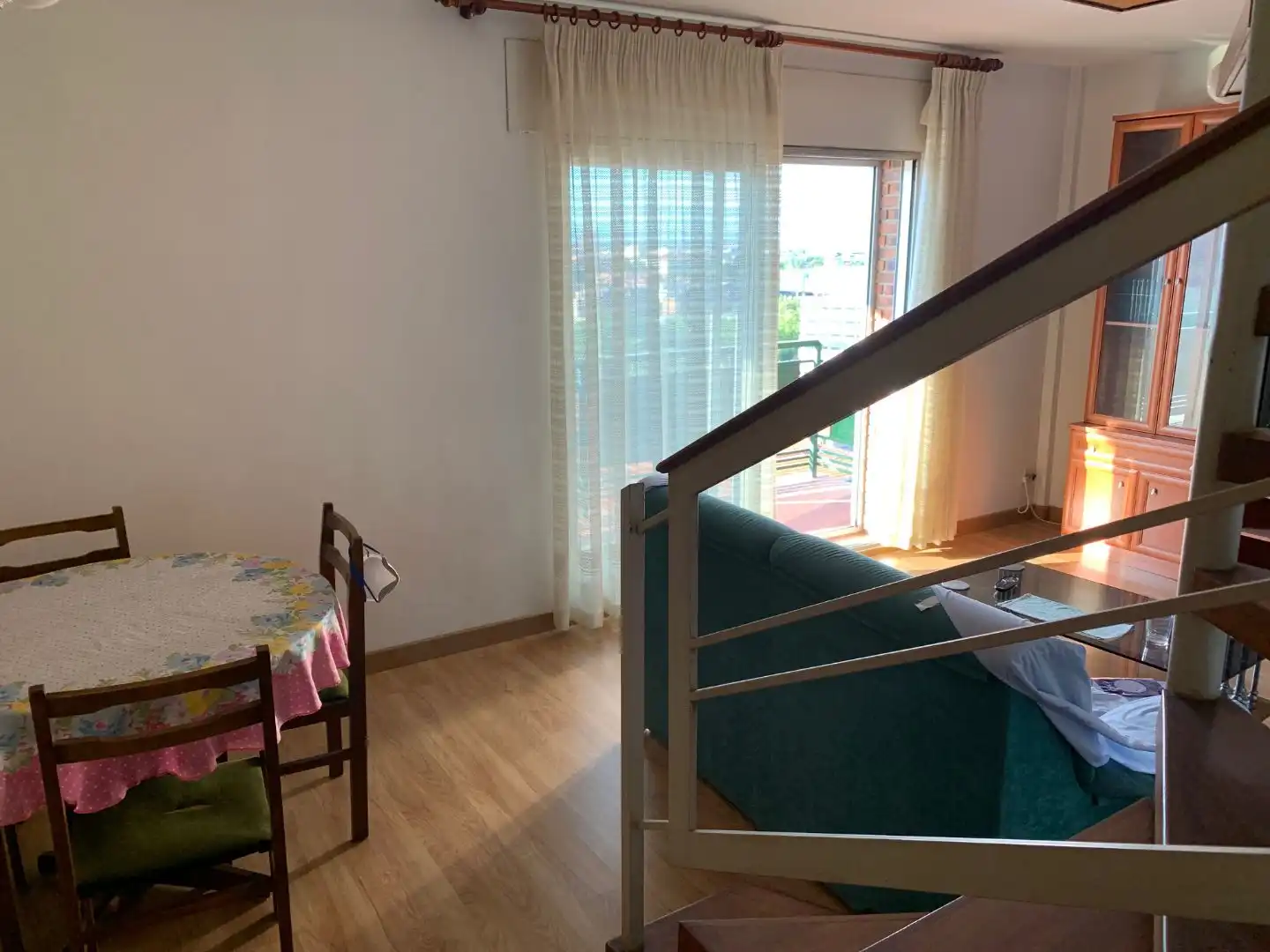 Living room of Flat for share in Madrid  with Heating, Terrace and Furnished