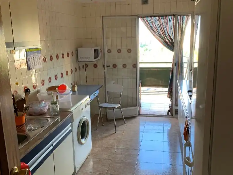 Kitchen of Flat for share in Madrid  with Heating, Terrace and Furnished
