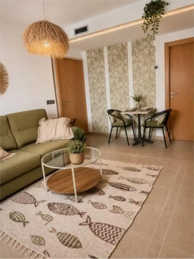 Apartament de lloguer a Pueblo Sala d'estar de Apartament de lloguer en Benicasim / Benicàssim amb Calefacció i Moblat