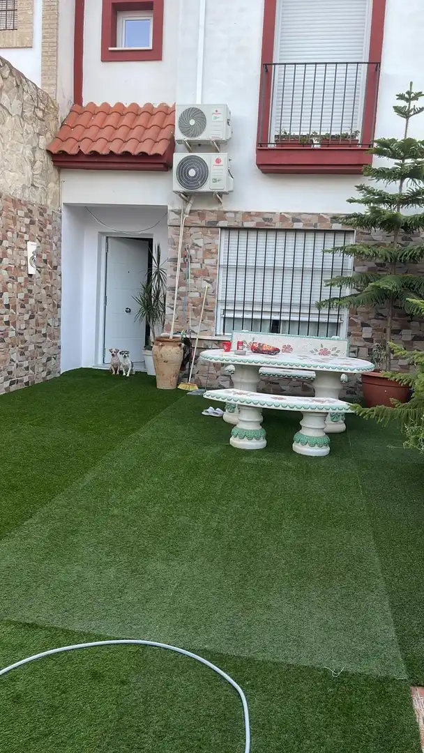 Terrassa de Casa adosada en venda en Lebrija amb Aire condicionat, Jardí privat i Terrassa