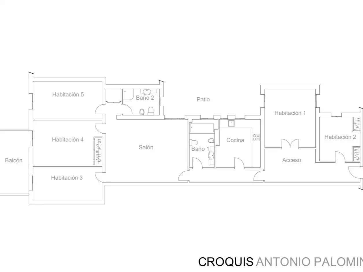 Wohnung zur Miete in  Madrid Capital mit Balkon