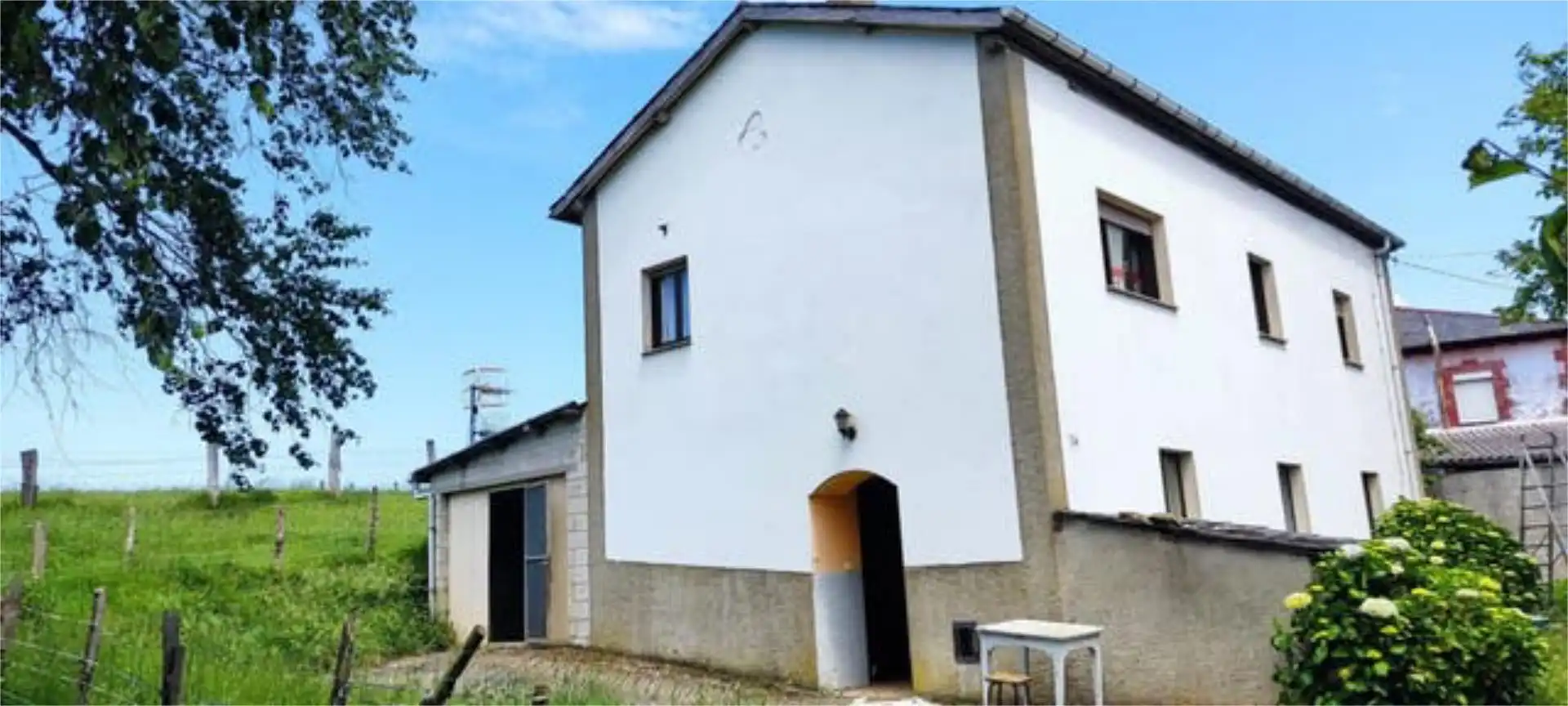 Vista exterior de Casa o xalet de lloguer en Tineo amb Calefacció, Jardí privat i Traster