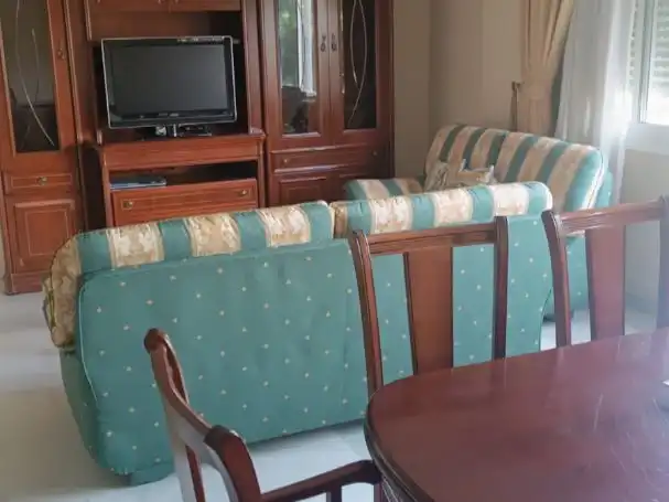 Living room of Flat for rent in Sevilla  with Air Conditioner, Heating and Furnished
