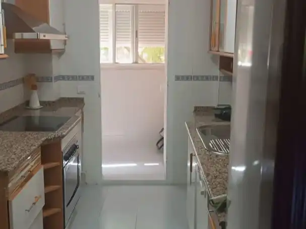 Kitchen of Flat for rent in Sevilla  with Air Conditioner, Heating and Furnished