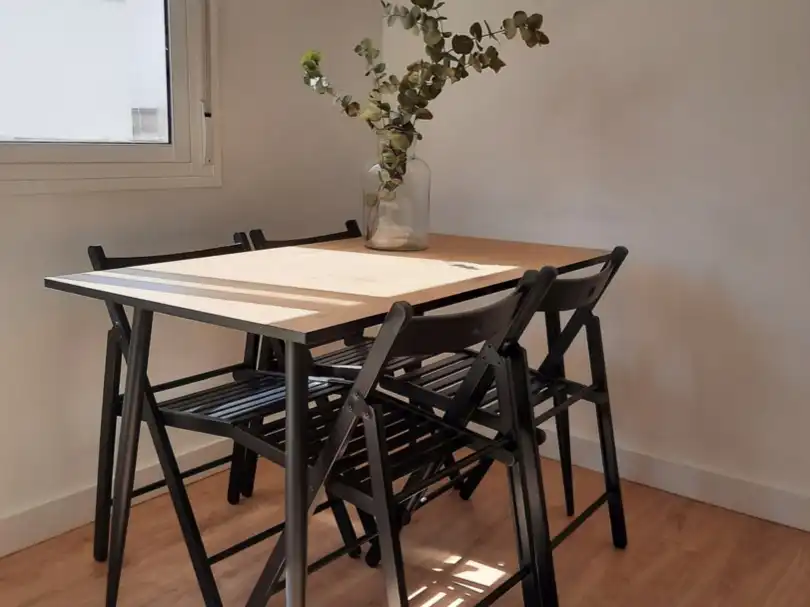 Dining room of Flat for rent in  Almería Capital  with Air Conditioner and Balcony
