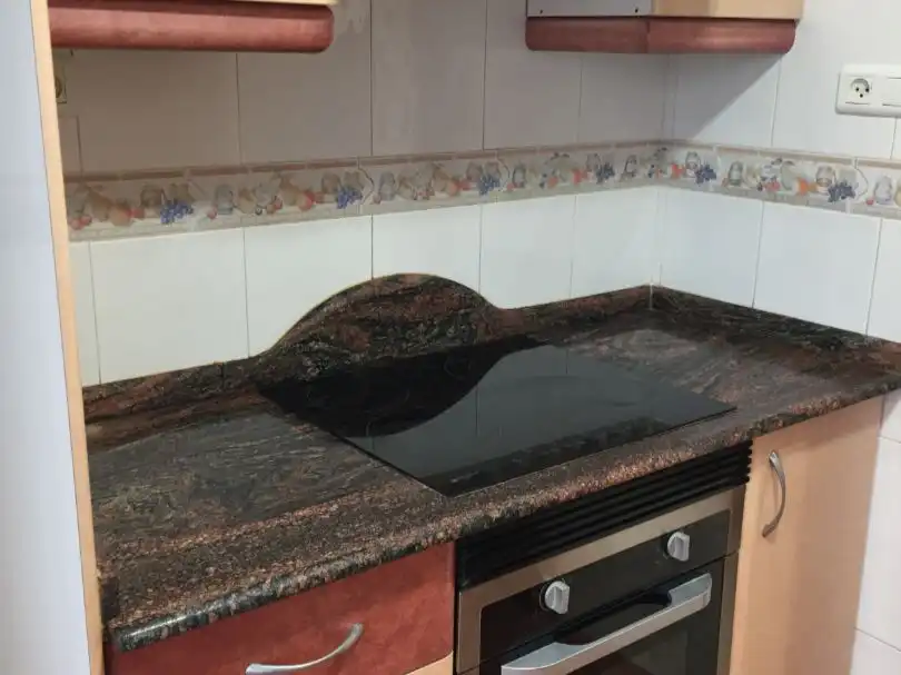 Cocina de Piso de alquiler en Alaquàs con Terraza y Balcón