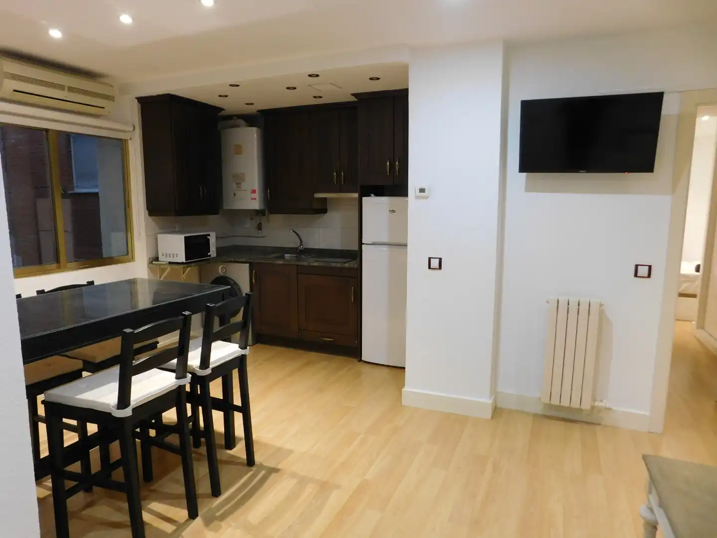 Cocina de Piso de alquiler en Zaragoza con Aire acondicionado, Calefacción y Parquet