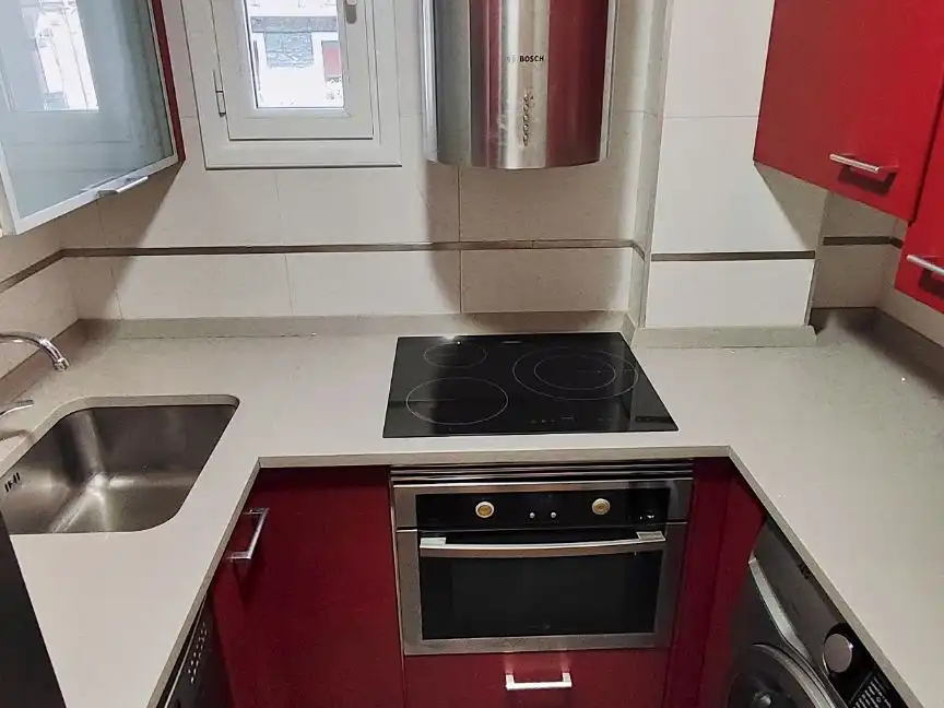 Room in Gure Zumardia Kalea, 30, Pasaia Kitchen of Flat for share in Pasaia with Heating, Parquet flooring and Terrace