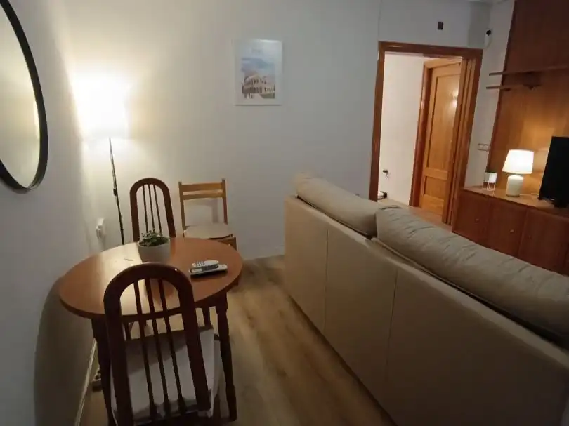 Wohnzimmer von Wohnung zur untervermieten in Murcia mit Klimaanlage, Heizung und Parkett