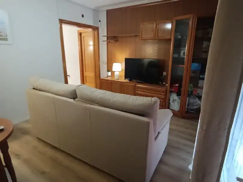 Wohnzimmer von Wohnung zur untervermieten in Murcia mit Klimaanlage, Heizung und Parkett