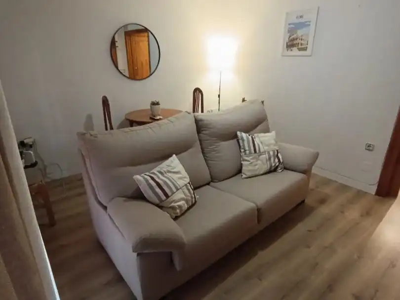 Wohnzimmer von Wohnung zur untervermieten in Murcia mit Klimaanlage, Heizung und Parkett